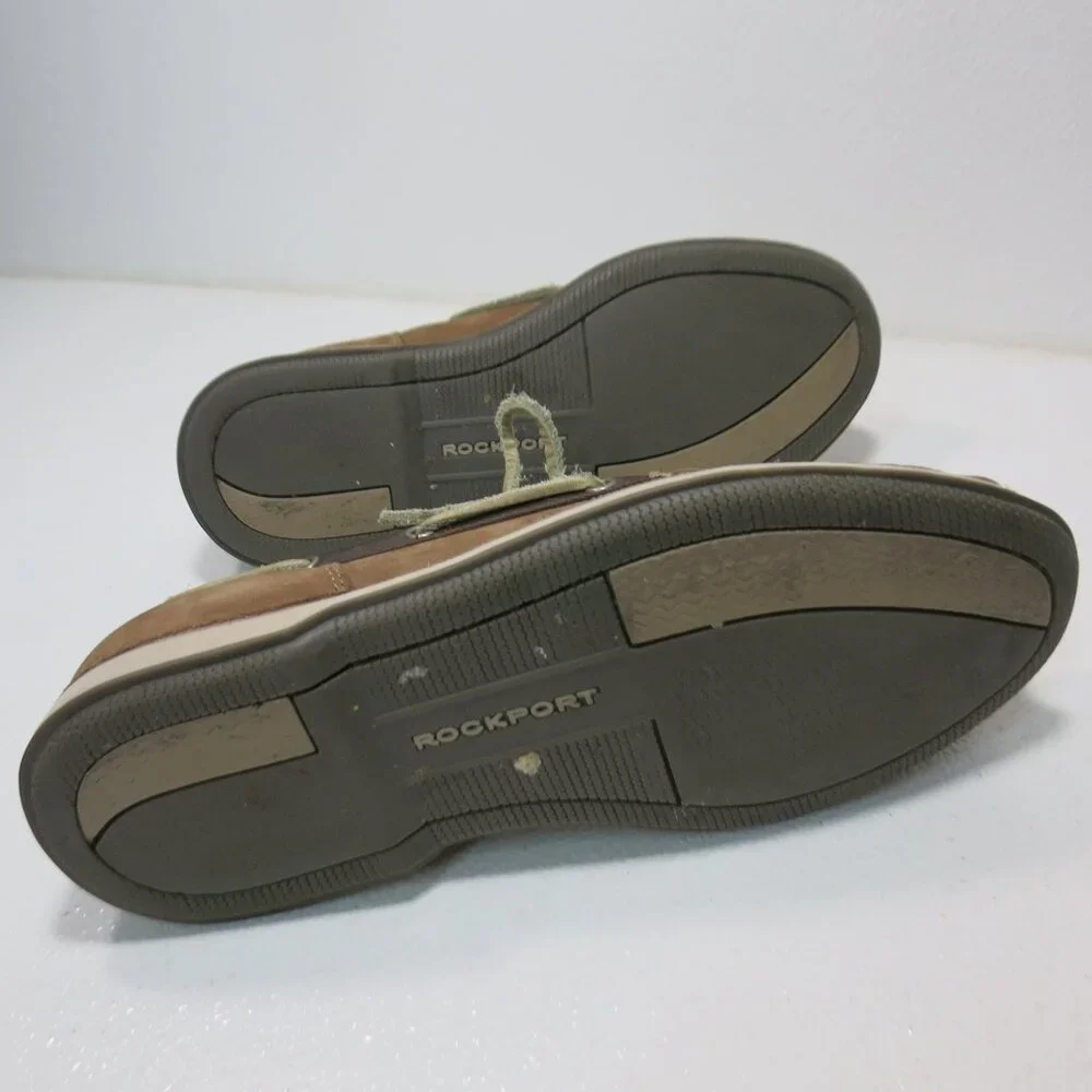 Rockport Dirty Nubuck Leather Boat Deck Men's Footwear Casual Comfort Shoes 8
